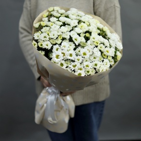 Букет "Милая моя" из 17 хризантем сантини в Электроуглях