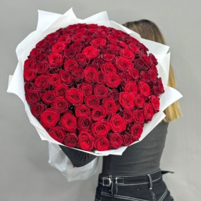 Букет 101 красная роза (60 см) в Электроуглях