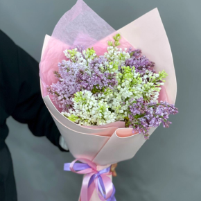 Букет из 11 веток сирени микс в Электроуглях