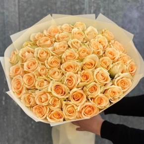 Букет из 51 розы Аваланж (60 см) в Электроуглях
