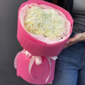 Букет "Гламур" из гортензии и диантусов в Электроуглях