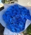 Букет из 51 синей розы Эквадор (60 см) в Электроуглях