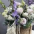 Композиция в сумке "Вдохновение" из дельфиниума, георгин, маттиол, гладиолусов и эустом в Электроуглях Композиция в сумке "Вдохновение" из дельфиниума, георгин, маттиол, гладиолусов и эустом в Электроуглях