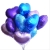 Сердце фиолетовое фольгированный шар с гелием (45 см) в Электроуглях