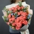Букет "Фортуна" из коралловых роз и оксипеталума в Электроуглях Букет "Фортуна" из коралловых роз и оксипеталума в Электроуглях