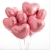 Сердце розовое фольгированный шар с гелием (45 см) в Электроуглях