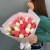 Букет из 25 кораллово-белых тюльпанов в Электроуглях