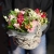 Композиция в корзине "Майя" из гиацинтов, альстромерий и эустом в Электроуглях