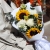 Букет "Солнечный цветочек" из подсолнуха, гиперикума, хризантем и орнитагалума в Электроуглях