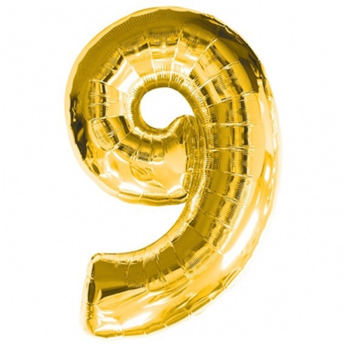 Шар гелиевый цифра 9 (40х102 см) в Электроуглях